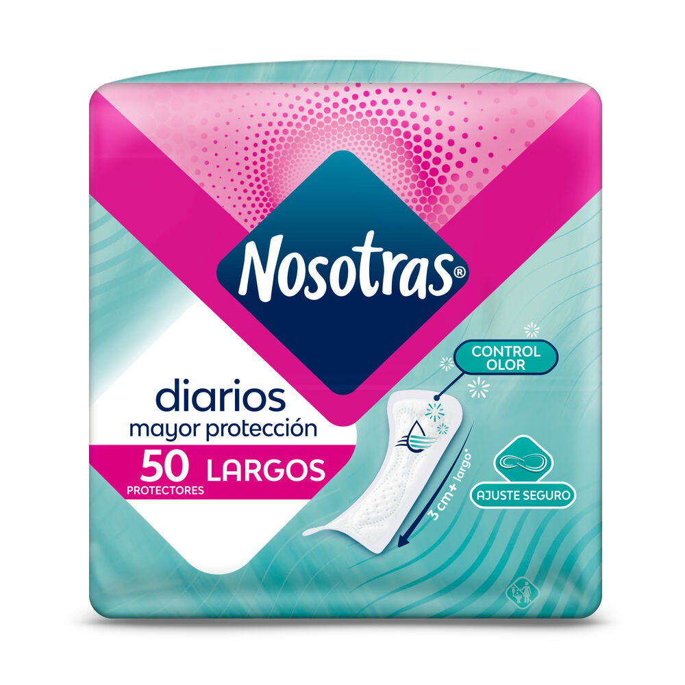 Protectores-Diarios-Nosotras-Largos-Paquete-X-50-imagen